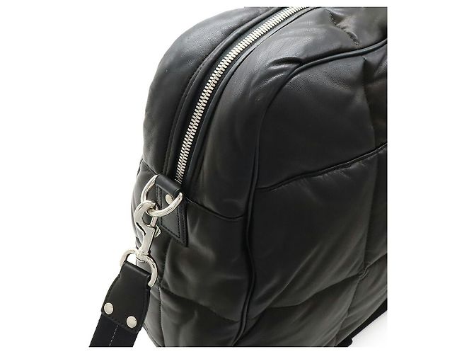 Borsa da viaggio 2 in 1 in pelle Nappa Coach Nero - vista 7