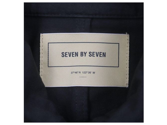 Autre Marque Giacca camicia SEVEN BY SEVEN Giacca camicia in cotone Beige Cachi - vista 6
