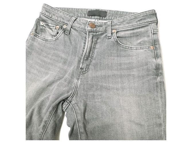Autre Marque Pantalones de denim elástico de algodón RED CARD Happiness Gris - vista 4
