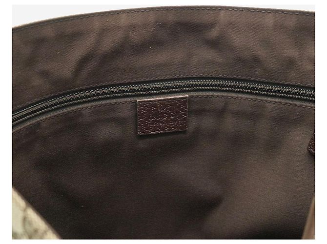 Gucci Borsa a tracolla in tela GG marrone - vista 11