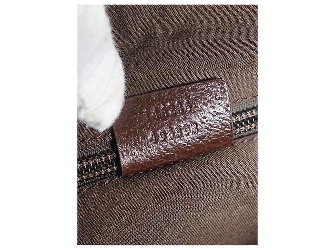 Gucci Borsa a tracolla in tela GG marrone - vista 13