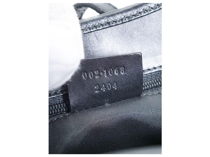 Gucci Borsa in tela e pelle nera Jackie Nero - vista 10