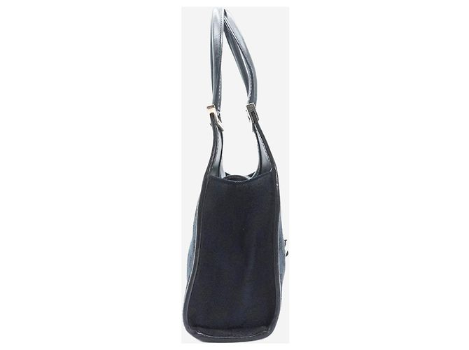 Gucci Borsa in tela e pelle nera Jackie Nero - vista 3