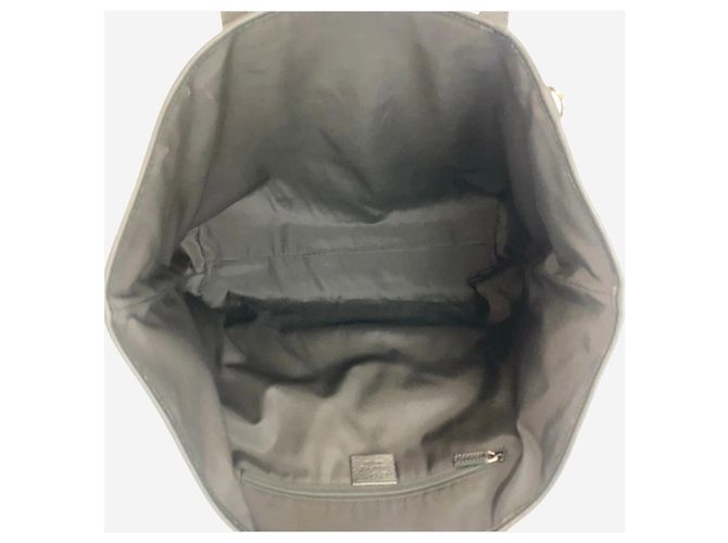 Gucci Borsa tote in tela GG nera e pelle Nero - vista 18