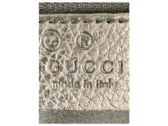 Gucci Borsa tote in tela GG nera e pelle Nero - vista 8