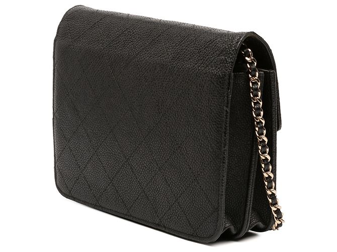 Wallet On Chain Cartera de cadena cuadrada de caviar acolchado negro Paris Cuba de Chanel - vista 2