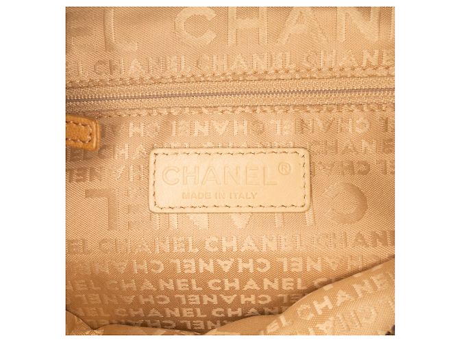 Chanel Hobo Camelia in Suede Marrone CC Marrone chiaro - vista 5