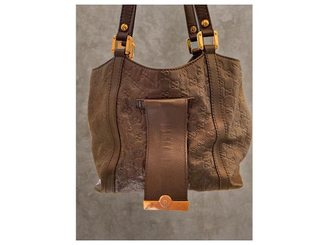 Gucci - 'New Web' Hobo Bag in Black Guccissima Leather - view 4