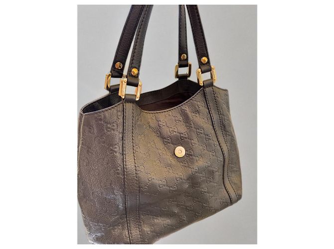 Gucci - 'New Web' Hobo Bag in Black Guccissima Leather - view 5