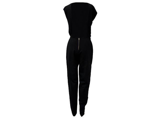 Stella Mc Cartney Mono de espalda abierta Stella McCartney en viscosa negra Negro - vista 4