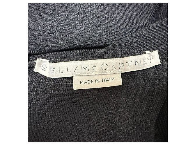 Stella Mc Cartney Mono de espalda abierta Stella McCartney en viscosa negra Negro - vista 6