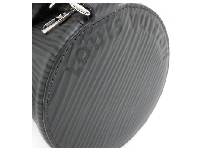 Polochon Piccola borsa Louis Vuitton Epi XL Soft Poroshon Nero - vista 3