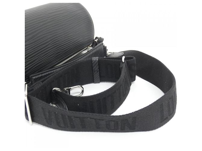 Polochon Piccola borsa Louis Vuitton Epi XL Soft Poroshon Nero - vista 4