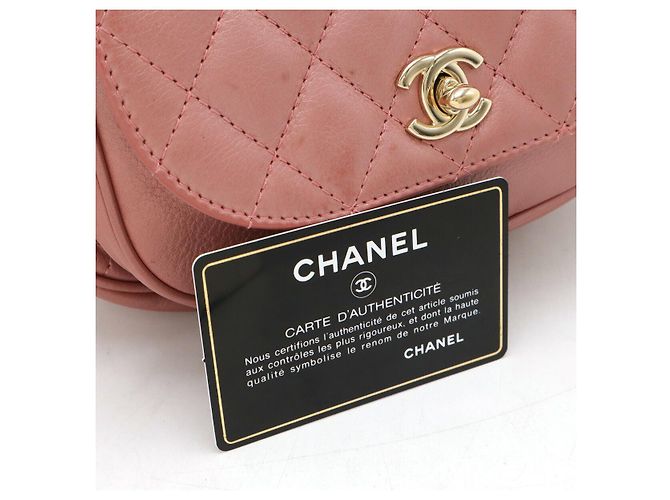 Chanel Matelassé Leder Bauchtasche Pink - Ansicht 9