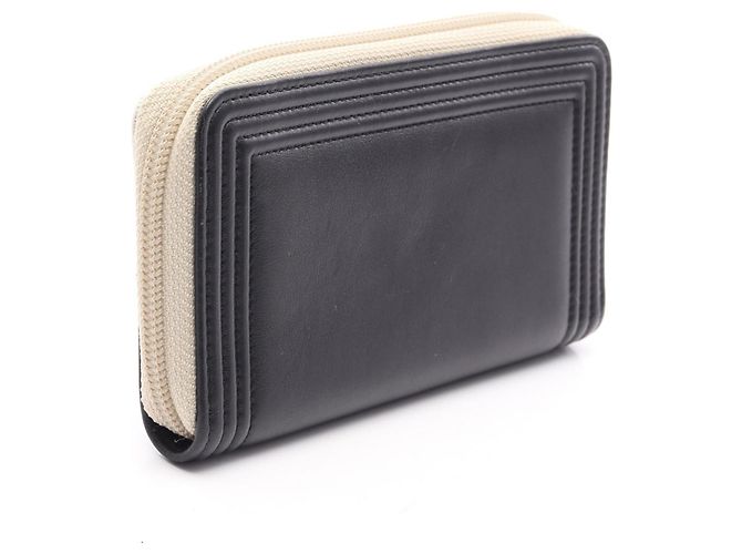 Cartera de cuero Chanel Boy Dorado - vista 2