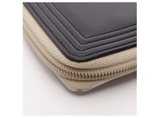 Cartera de cuero Chanel Boy Dorado - vista 9