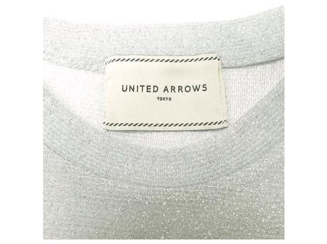 Autre Marque Top de jersey brillante UNITED ARROWS Plata - vista 4