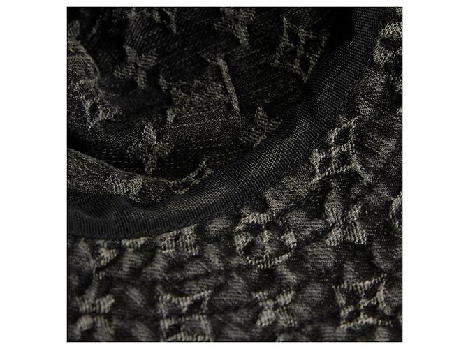 Louis Vuitton Monogram Denim Bucket Hat Schwarz - Ansicht 4