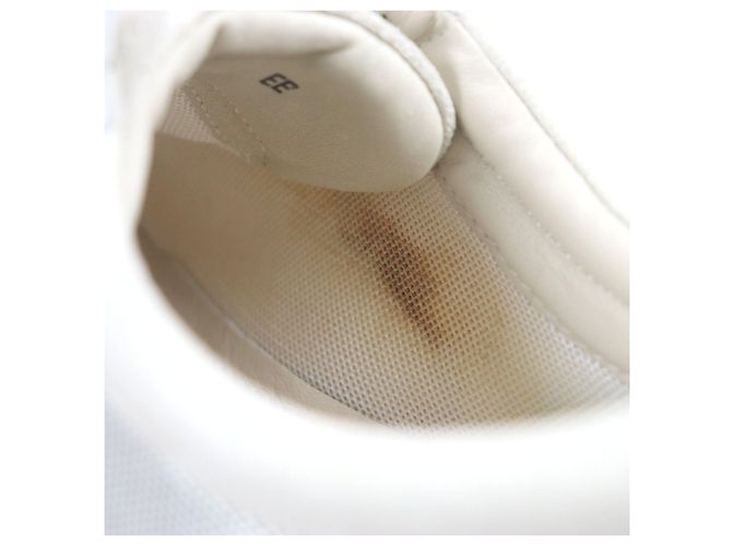 Sneakers basse in mesh Salvatore Ferragamo Marrone Grigio - vista 10