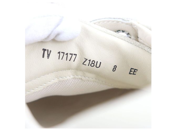 Sneakers basse in mesh Salvatore Ferragamo Marrone Grigio - vista 9