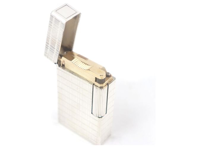 Autre Marque Dupont Line 1 Long Block Check Lighter Smoking Accessories Silvery - view 4