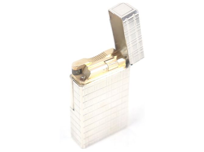 Autre Marque Dupont Line 1 Long Block Check Lighter Smoking Accessories Silvery - view 5