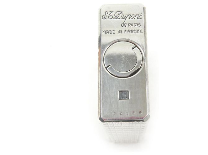Autre Marque Dupont Line 1 Long Block Check Lighter Smoking Accessories Silvery - view 6