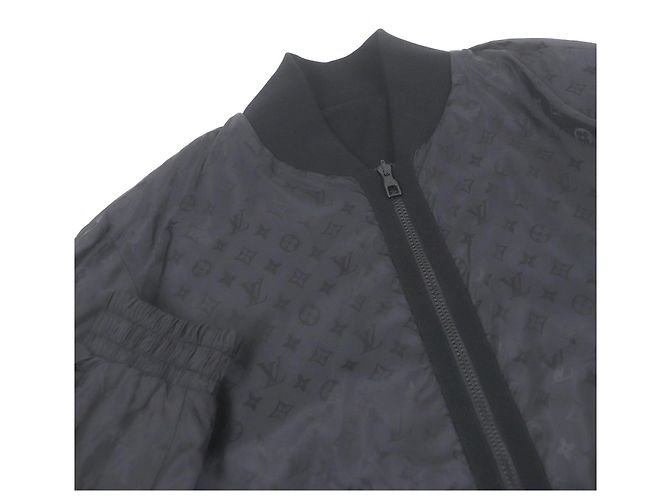 Bomberjacke aus Baumwolle mit Monogramm von Louis Vuitton Schwarz - Ansicht 3