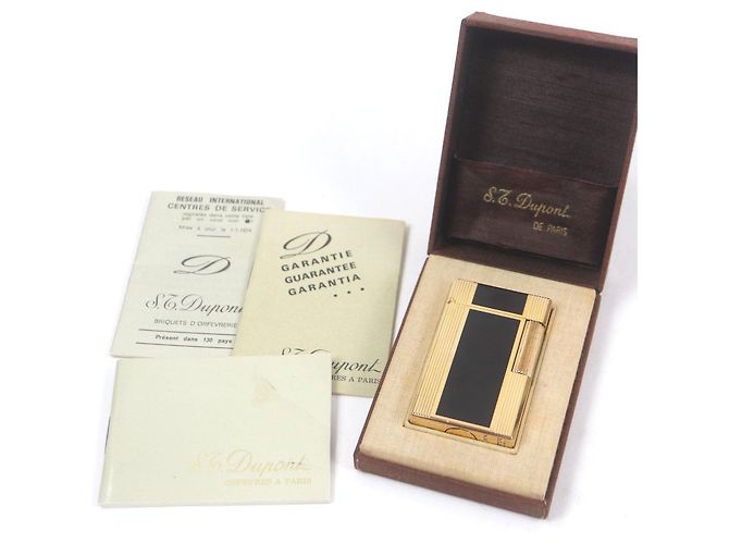 Autre Marque Dupont Line 1 Long Lighter Black - view 2