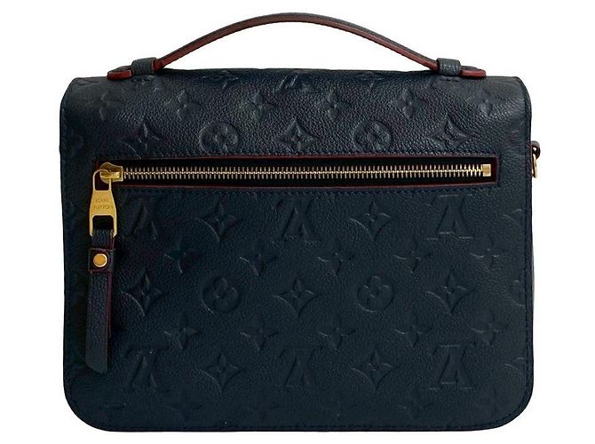 Borsa 2 in 1 Pochette Metis Monogram Empreinte Louis Vuitton Blu - vista 4