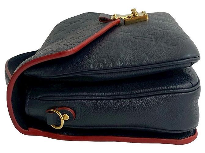 Borsa 2 in 1 Pochette Metis Monogram Empreinte Louis Vuitton Blu - vista 6