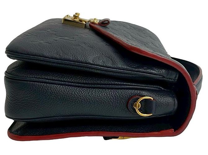 Borsa 2 in 1 Pochette Metis Monogram Empreinte Louis Vuitton Blu - vista 7