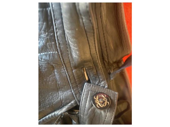 Falda Loewe de piel de cordero negra Negro - vista 7