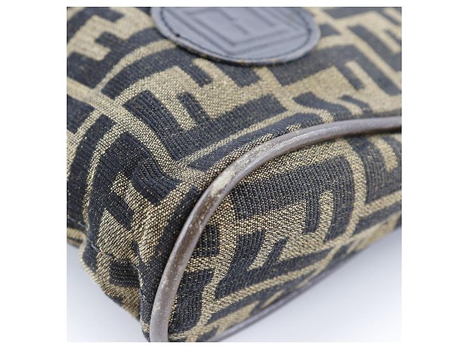 Borsa a spalla Fendi Logo Zucca Zucca Marrone - vista 6
