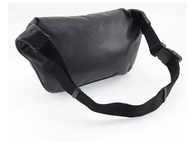 Marsupio in pelle Balenciaga Everyday Nero - vista 3