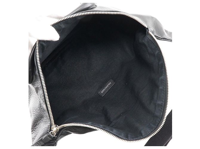 Marsupio in pelle Balenciaga Everyday Nero - vista 4