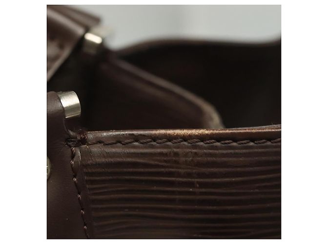LOUIS VUITTON Borsa a Spalla Epi Mandala MM Mocha M5889D LV Auth 139912 Marrone - vista 10