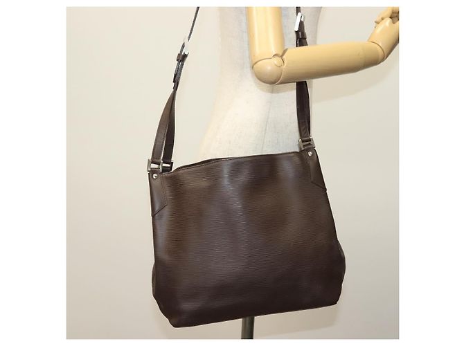 LOUIS VUITTON Borsa a Spalla Epi Mandala MM Mocha M5889D LV Auth 139912 Marrone - vista 24