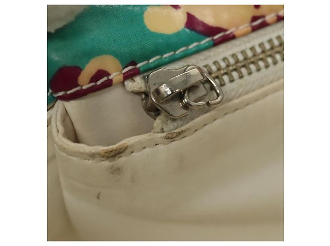 CHANEL Tote Bag Canvas PVC Grün Silber CC Auth 140713 - Ansicht 10