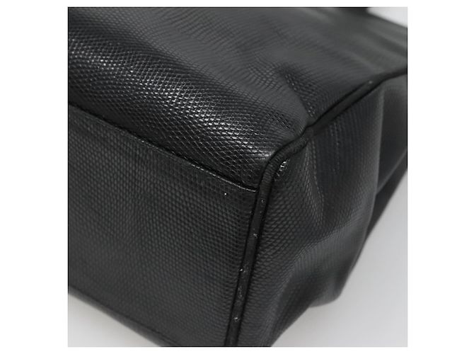 Borsa Tote Vala in pelle nera e oro Salvatore Ferragamo Auth gh727 Nero D'oro - vista 15