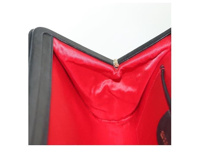 Borsa a Spalla in Pelle Nera e Oro GUCCI 005 406 0284 Auth 135176 Nero D'oro - vista 20