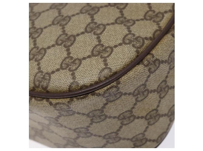 Borsa a Spalla Gucci GG Supreme Web Sherry Line PVC Beige 001 754 6177 Auth 135056 - vista 16