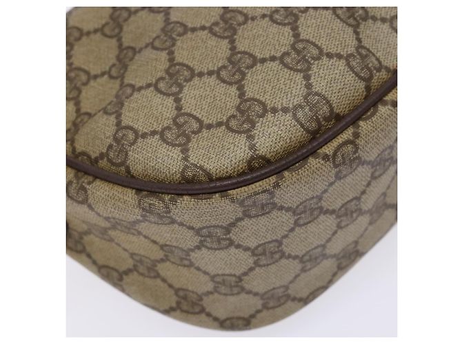 Borsa a Spalla Gucci GG Supreme Web Sherry Line PVC Beige 001 754 6177 Auth 135056 - vista 17