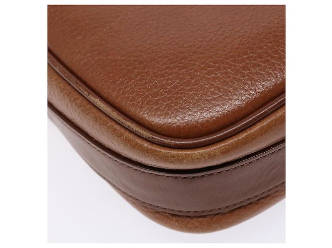 Autre Marque Borsa a Spalla Burberrys in Pelle Marrone Oro Auth gh556 D'oro - vista 14