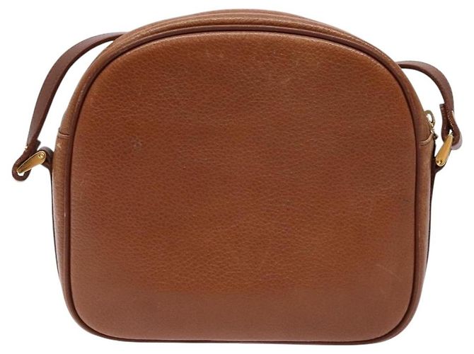 Autre Marque Borsa a Spalla Burberrys in Pelle Marrone Oro Auth gh556 D'oro - vista 2