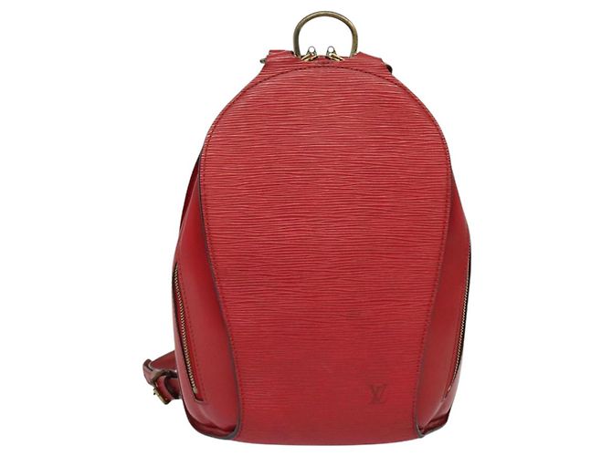 LOUIS VUITTON Zaino Epi Mabillon Rosso Castigliano M52237 LV Auth 140708 - vista 13