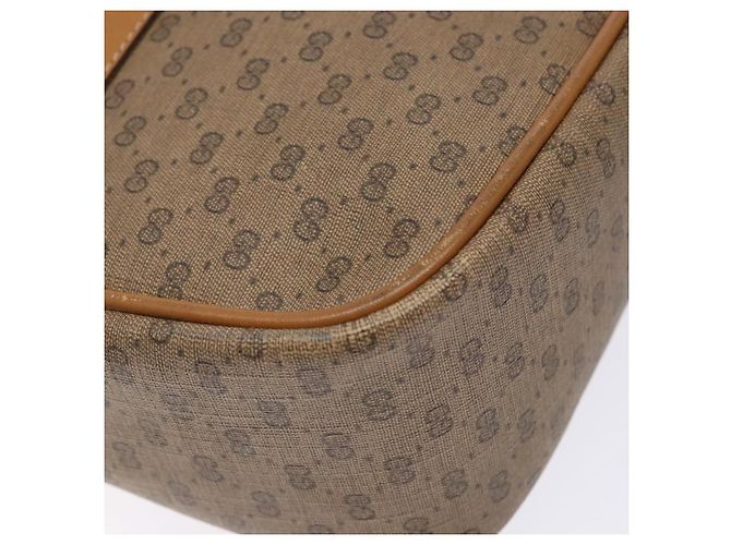 Gucci Borsa a Spalla Micro GG Supreme PVC Beige Oro 001 14 0412 Auth 135185 - vista 15