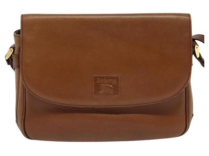 Autre Marque Borsa a Spalla Burberrys in Pelle Marrone Oro Auth ep10453 D'oro - vista 13