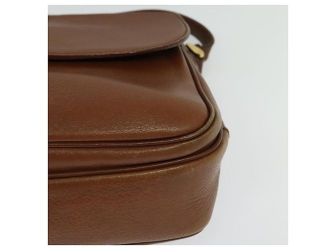 Autre Marque Borsa a Spalla Burberrys in Pelle Marrone Oro Auth ep10453 D'oro - vista 14