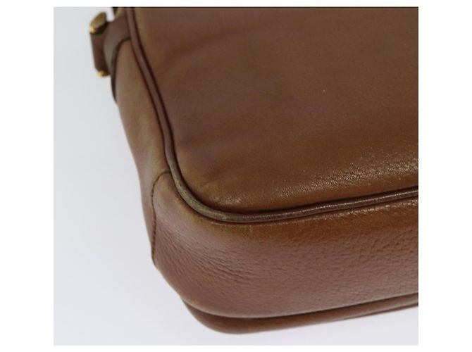 Autre Marque Borsa a Spalla Burberrys in Pelle Marrone Oro Auth ep10453 D'oro - vista 15